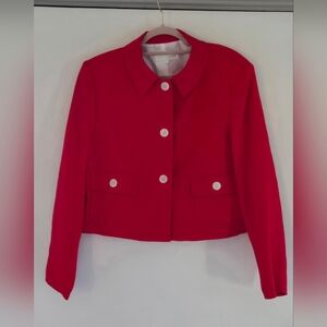 Zara Blazer With Shoulder Pads